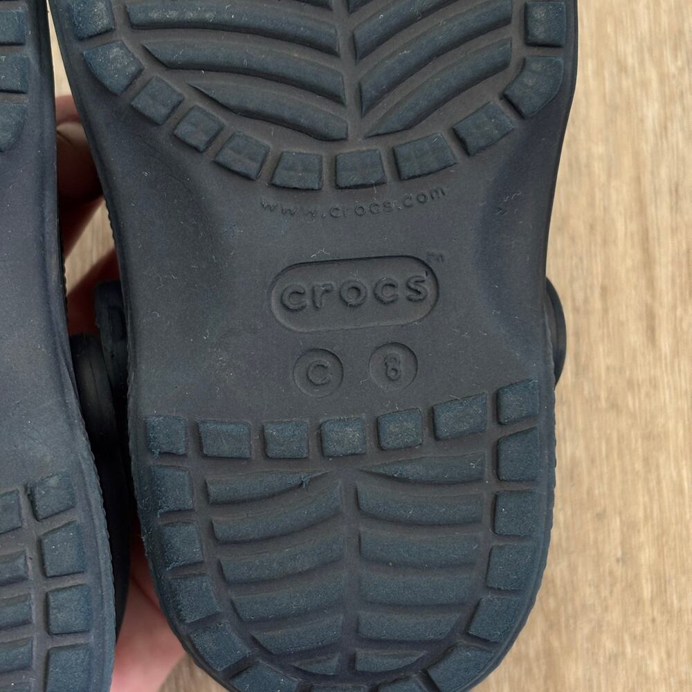 Crocs Toddler Boy Classic Clogs Navy Blue - Size: 8 - Picture 6 of 6